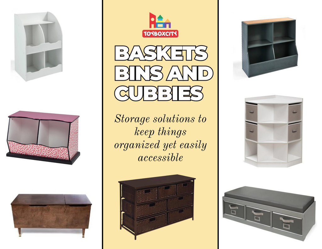 Baskets, Bins and Cubbies