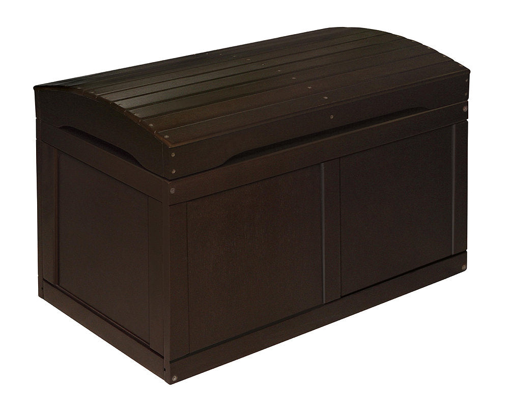 Barrel Top Toy Chest in Espresso Toy Box City