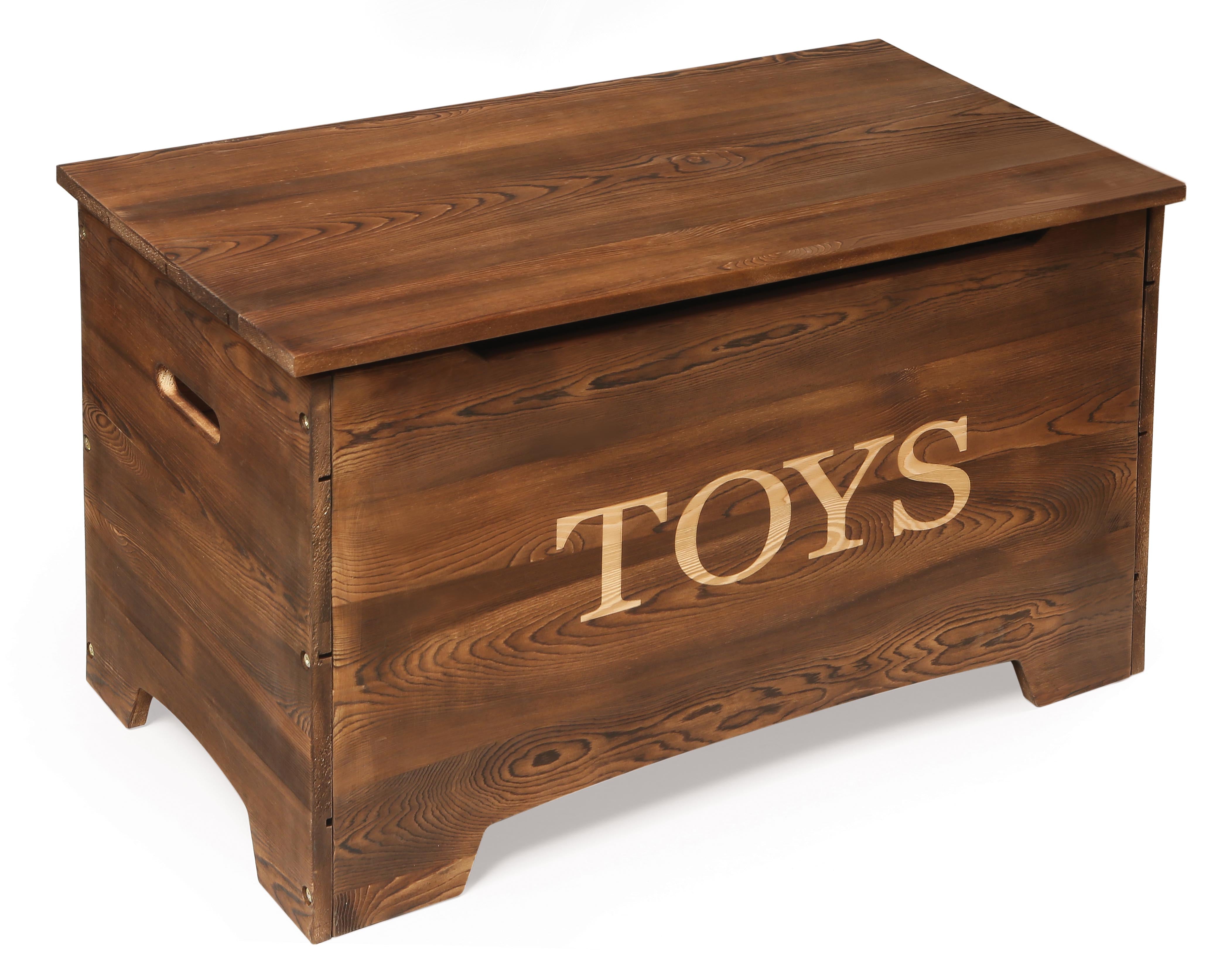 Rustic Toy Solid Wood Rustic Toy Box – Toy Box City
