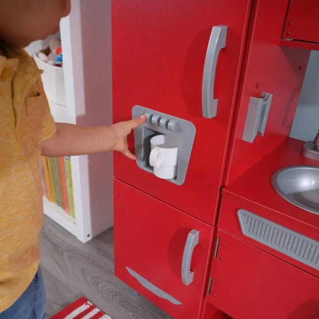 Red top play kitchen